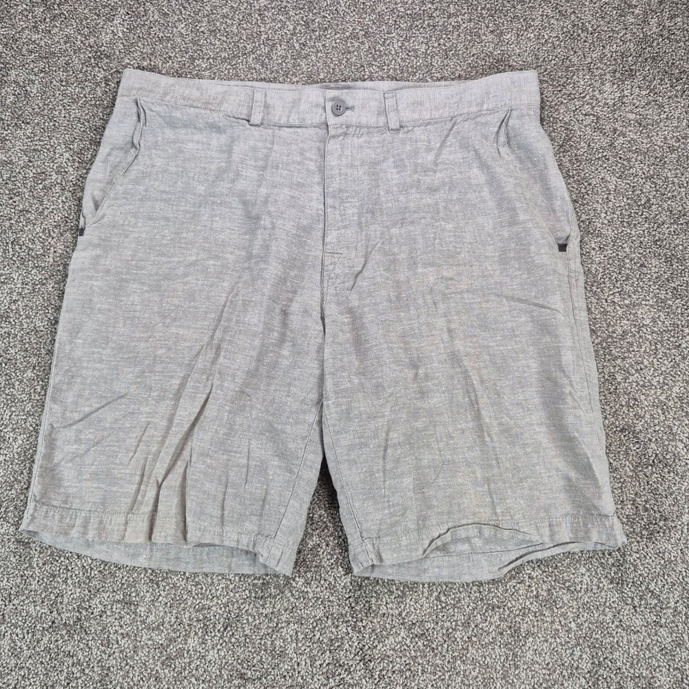Patagonia Back Step Shorts Mens 35‎ Gray Hemp Organic Cotton Blend
